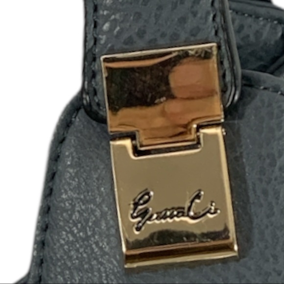 GUSSACI  Grey Shoulder Bag_ Purse Vega Leather - Picture 8 of 15